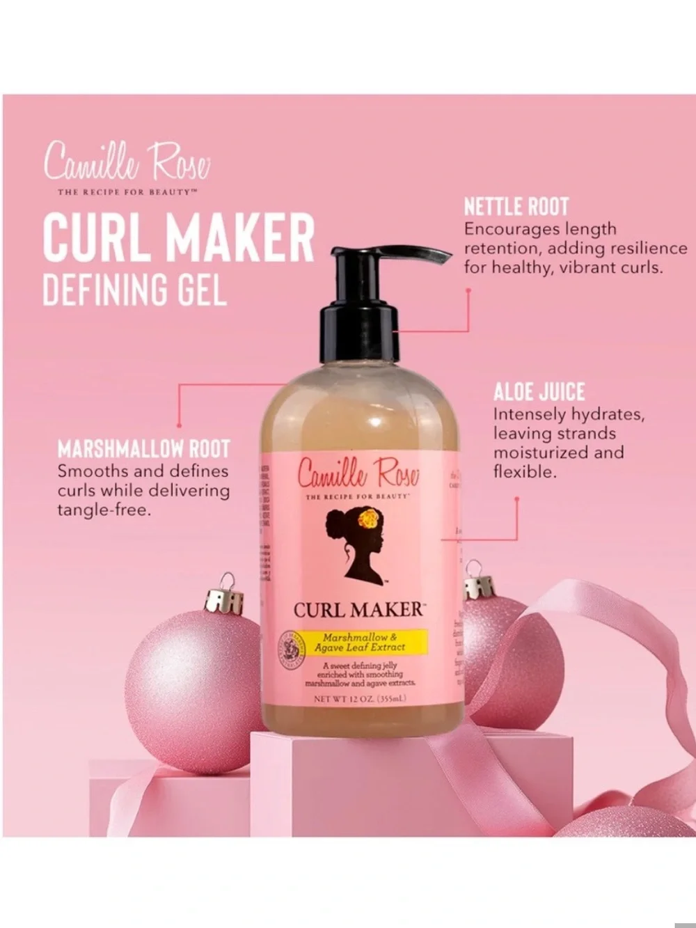 Camille Rose Curl Maker Hair Jelly - New